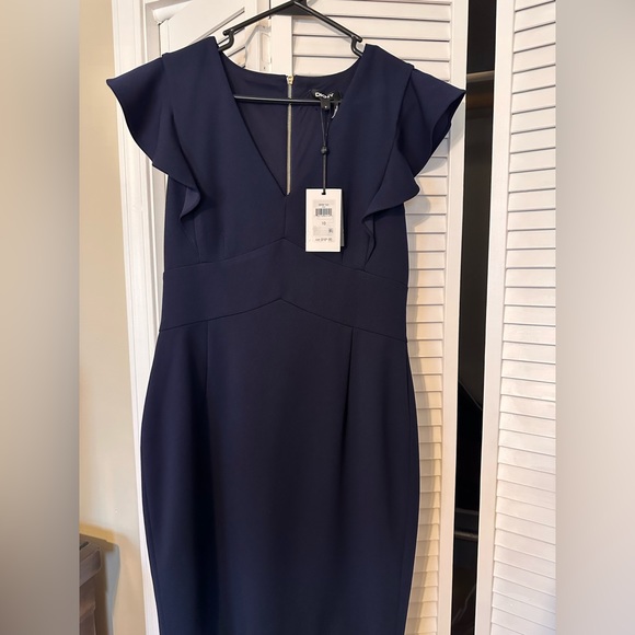 DKNY navy dress. NWT - Picture 1 of 3